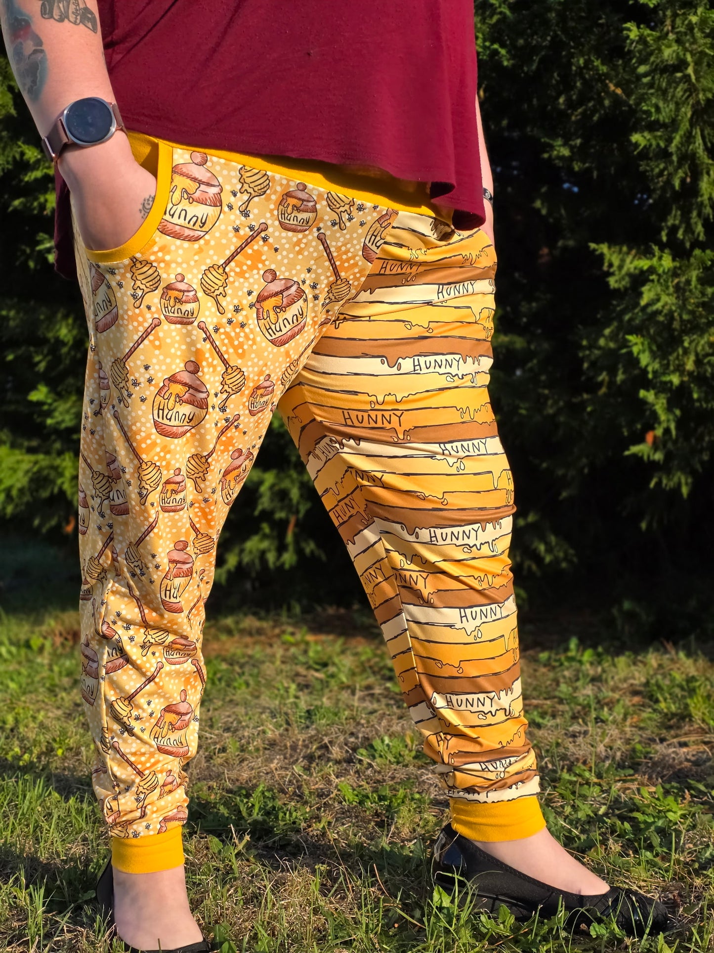 High Waisted Joggers with Pockets