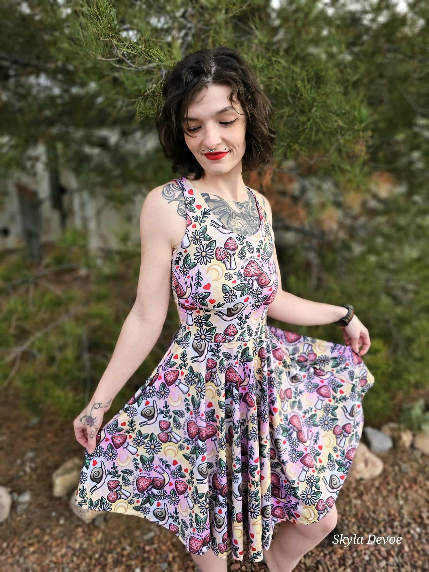 Terra Crop Knee Dress