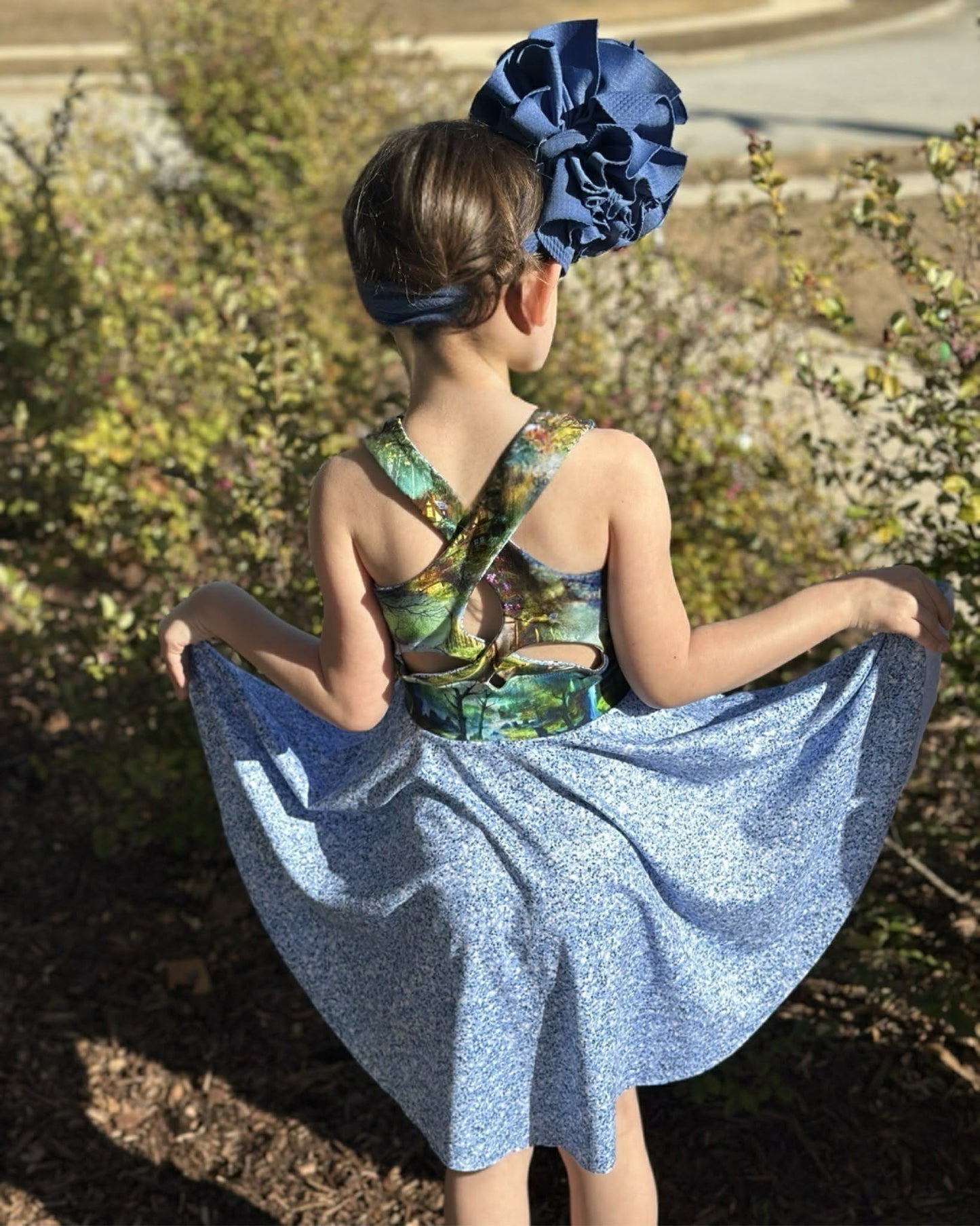 Terra Crop Midi Dress