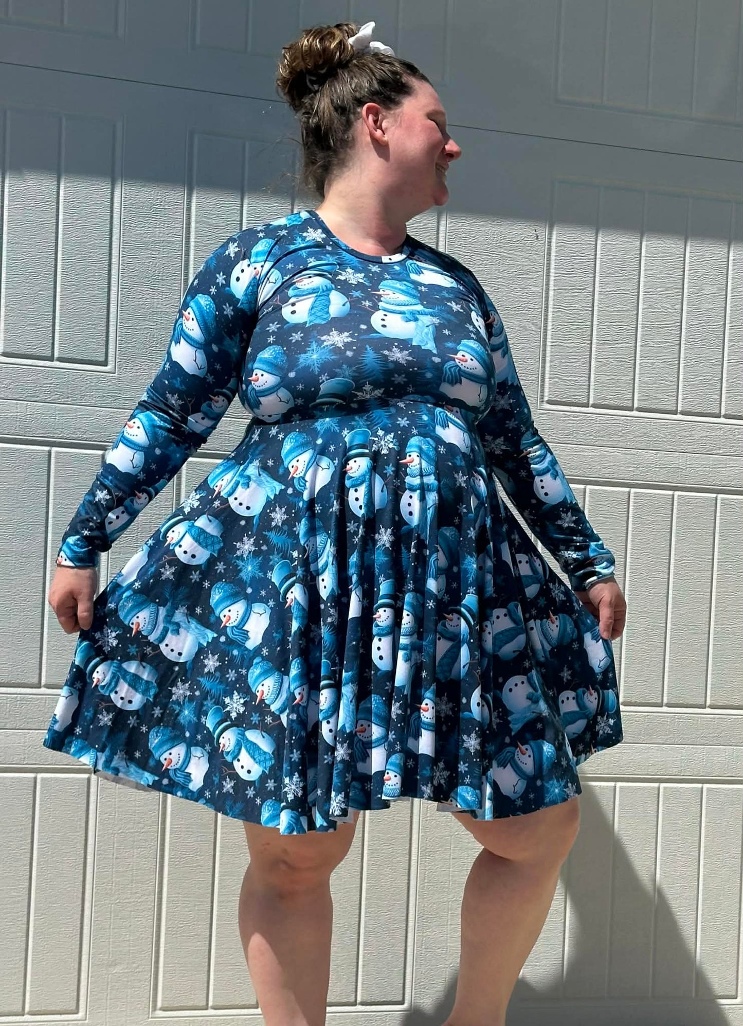 Peplum Dress (Full Print)