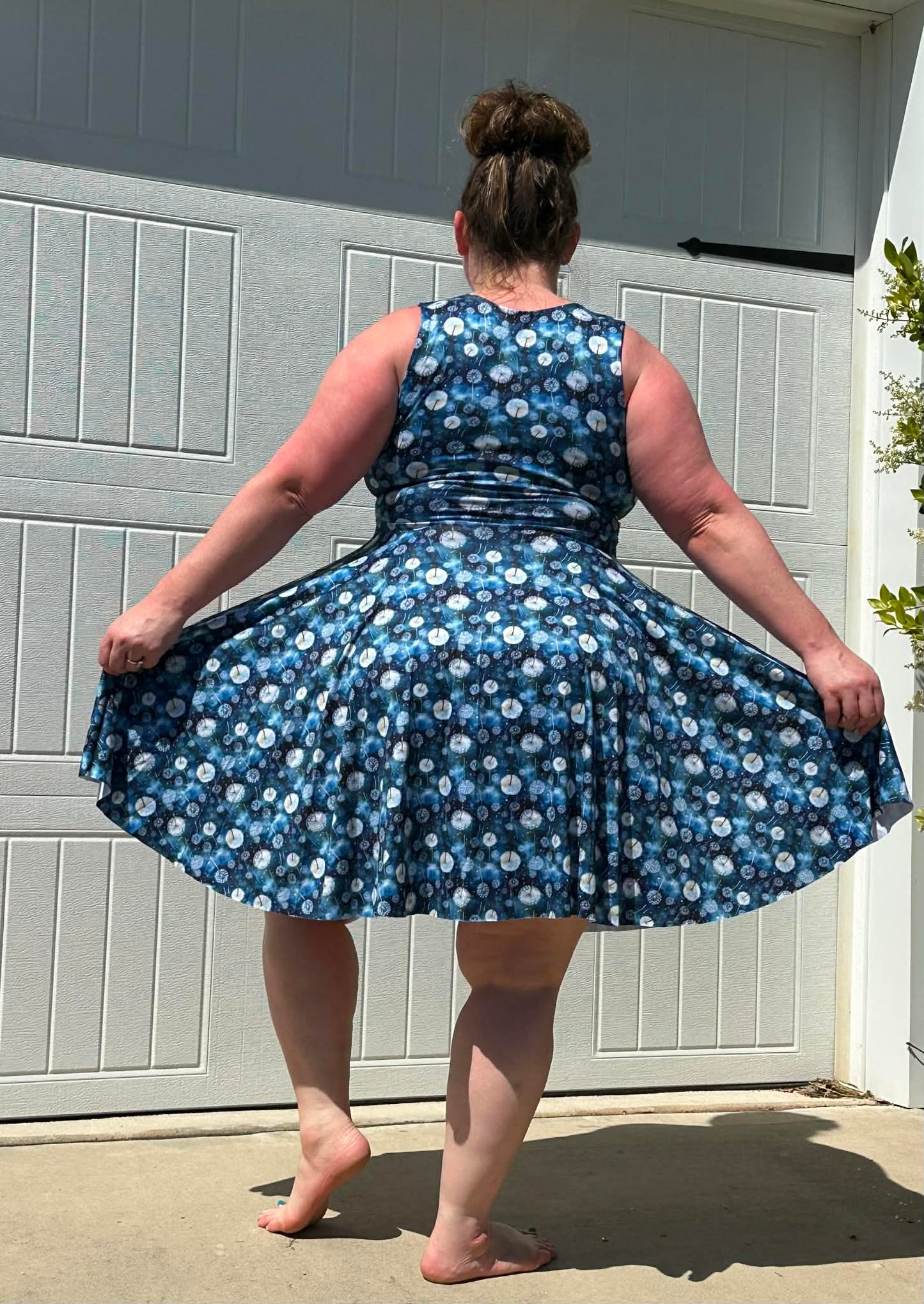 Peplum Dress (Full Print)
