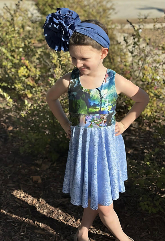 Terra Crop Midi Dress