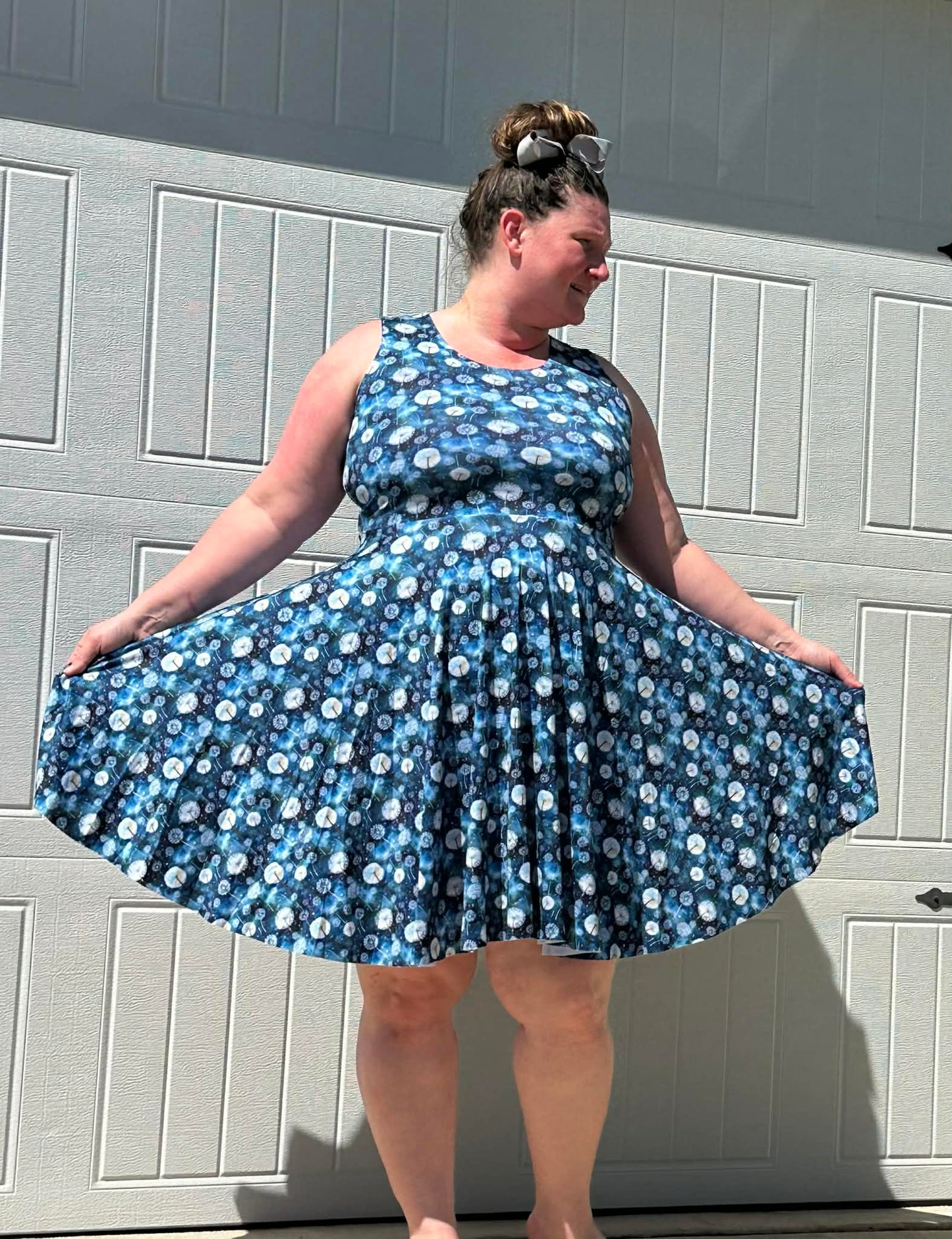 Peplum Dress (Full Print)