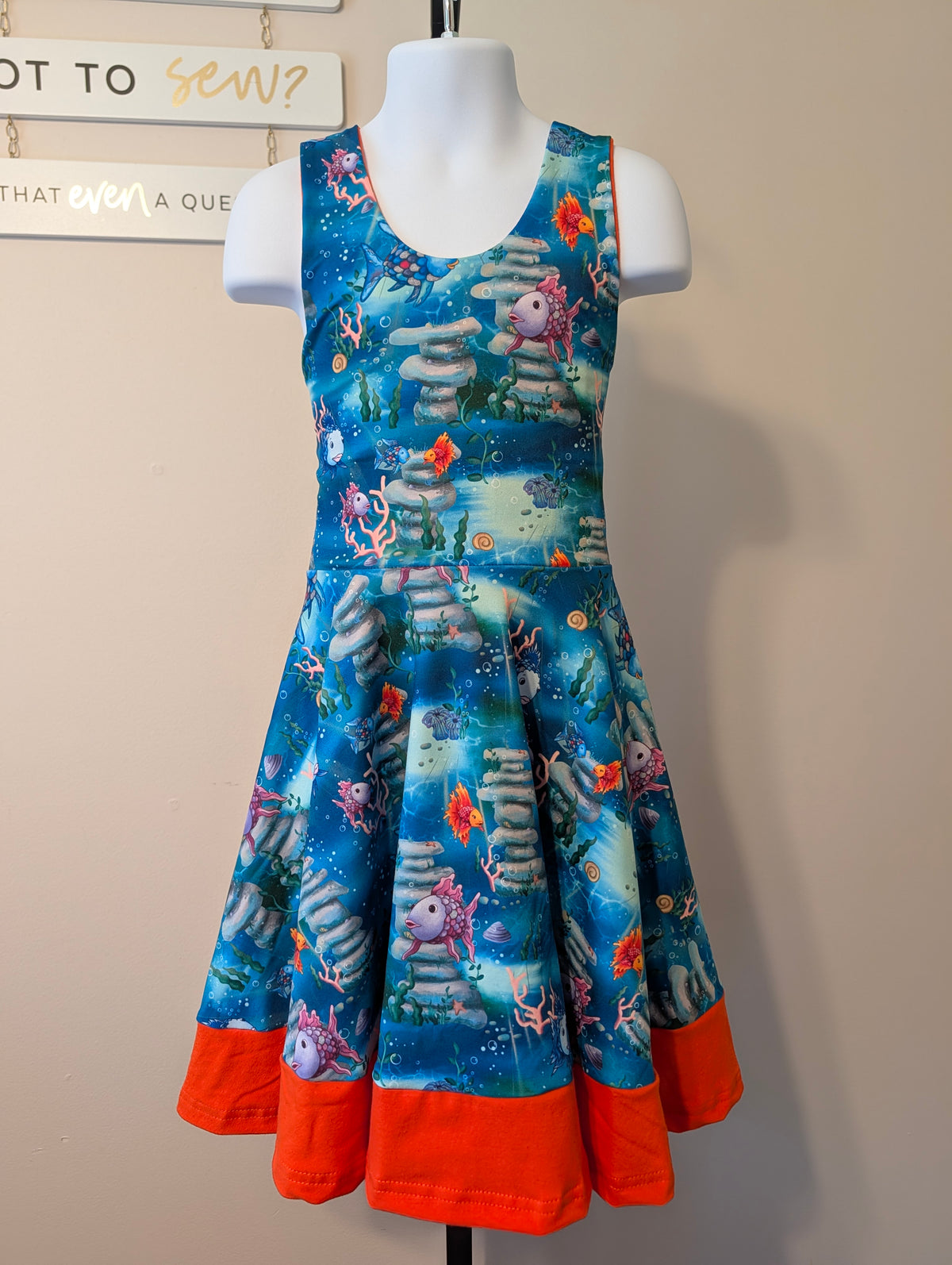 Cross-Strap Dress (Colorblocked)
