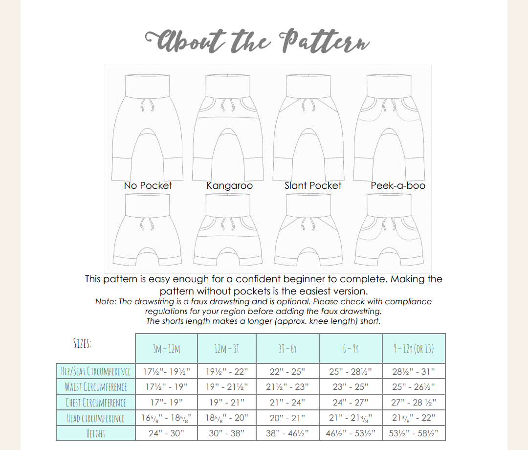 Grow With Me Bunny Bottom Shorts